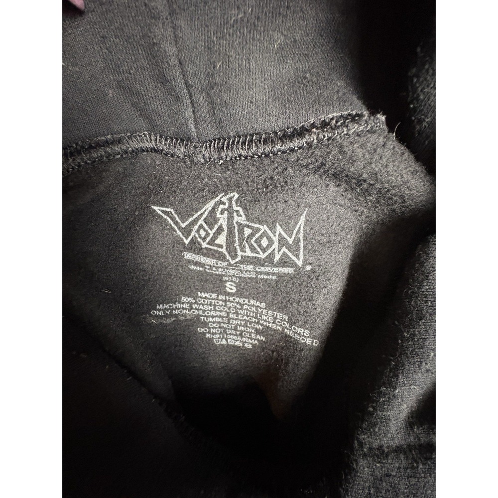 VOLTRON Legendary Defender Hoodie Black Pullover Adult Size Small - Picture 7 of 16